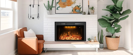 Fireplace Introduction: Elegant and Warm Focus