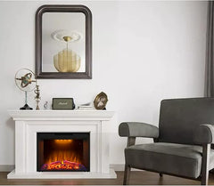 Valuxhome 33" Electric Fireplace Insert for Existing Fireplace or TV Stand with Multi Flame Modes