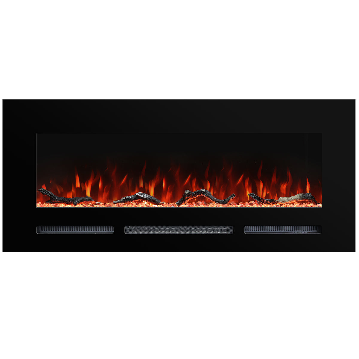 Recessed&Wall-Mounted Electric Fireplace Heater with 13*5 Color Combinations-EFD