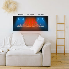 Recessed&Wall-Mounted Electric Fireplace with Multi-Color Flame,Log&Crystal-EFR